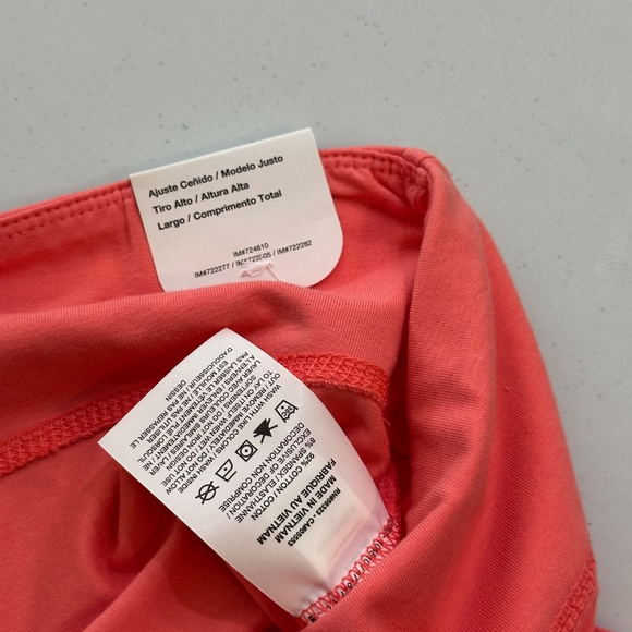 Nike Girl’s Pink High Rise Tight Fit Full Length Leggings Size XL - Picture 6 of 12